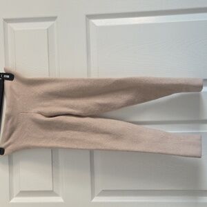 J.Crew Featherweight Italian Cashmere Waffle Leggings Nude / Light Pink Size Sma